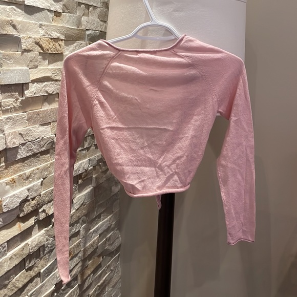 Pink wrap top - Picture 5 of 5